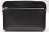 Authentic Louis Vuitton Epi Hoche Clutch Hand Bag Purse Black M59362 LV 8091I