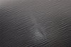 Authentic Louis Vuitton Epi Hoche Clutch Hand Bag Purse Black M59362 LV 8091I