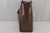 Authentic GUCCI Vintage Hand Bag Leather Brown Junk 8091J