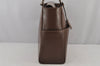 Authentic GUCCI Vintage Hand Bag Leather Brown Junk 8091J