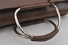 Authentic GUCCI Vintage Hand Bag Leather Brown Junk 8091J