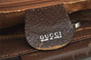 Authentic GUCCI Vintage Hand Bag Leather Brown Junk 8091J