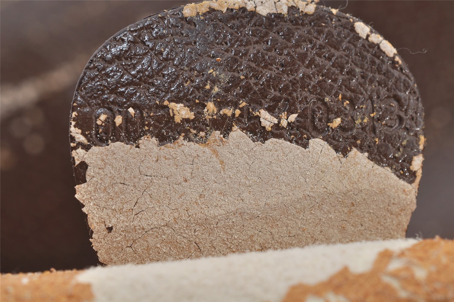 Authentic GUCCI Vintage Hand Bag Leather Brown Junk 8091J