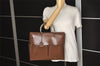 Authentic GUCCI Vintage Hand Bag Leather Brown Junk 8091J