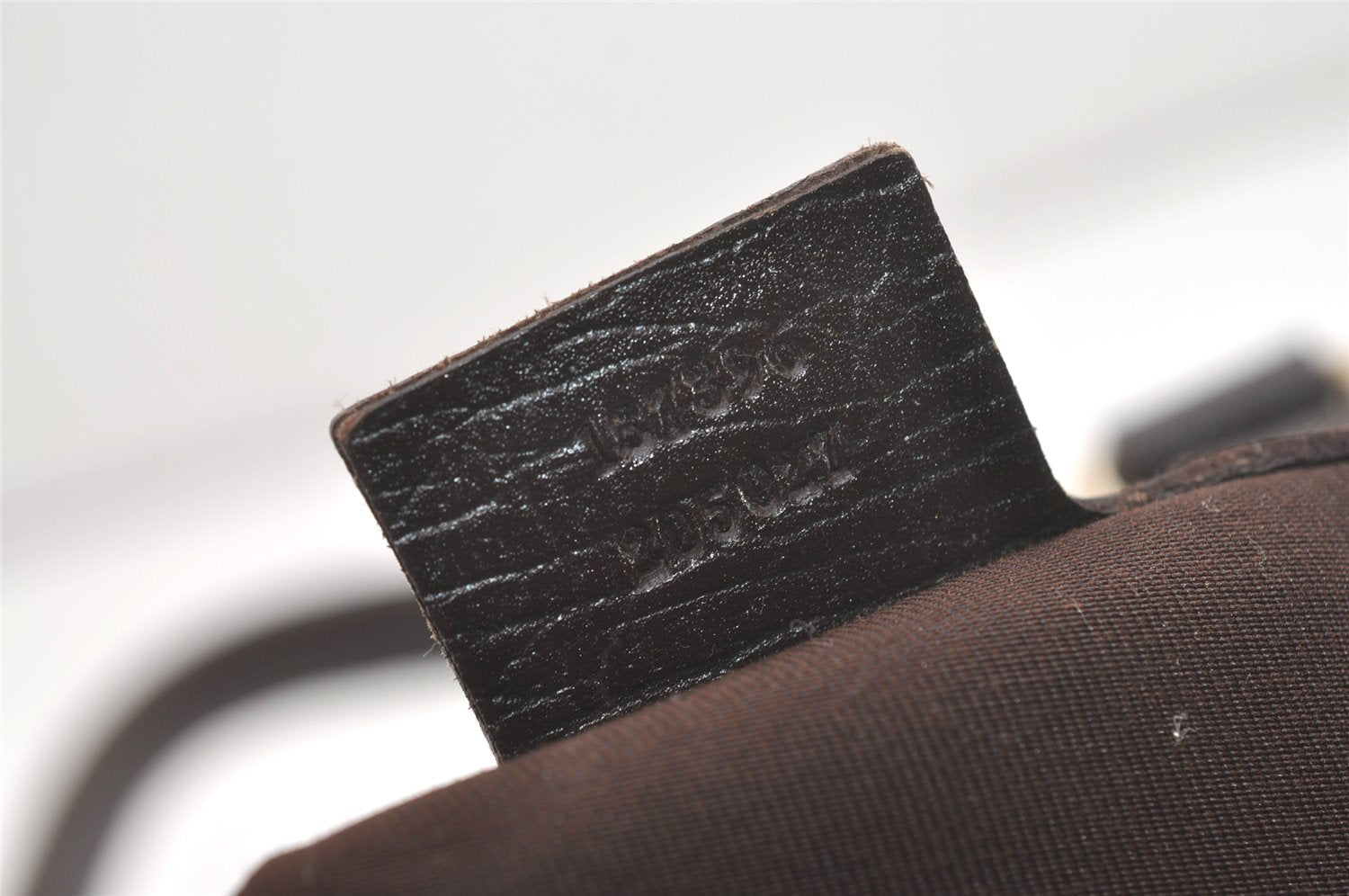 Authentic GUCCI Web Sherry Line Tote Bag GG Canvas Leather 137396 Brown 8092I