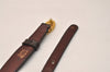 Authentic GUCCI Vintage Belt Leather Size 75cm 29.5" Brown Bordeaux 8093J