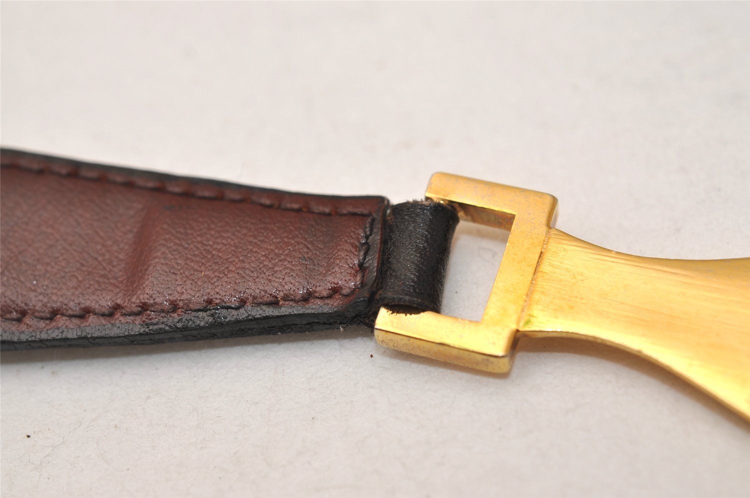 Authentic GUCCI Vintage Belt Leather Size 75cm 29.5