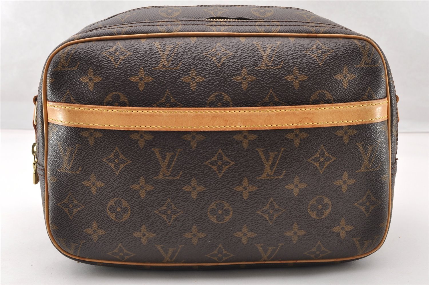 Authentic Louis Vuitton Monogram Reporter PM Shoulder Cross Bag M45254 LV 8095I