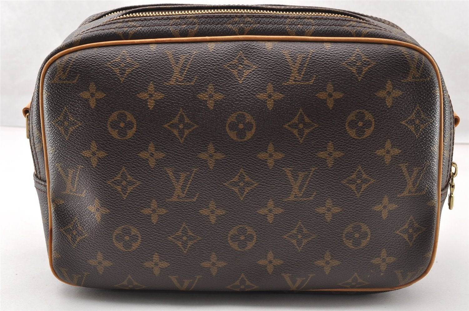 Authentic Louis Vuitton Monogram Reporter PM Shoulder Cross Bag M45254 LV 8095I