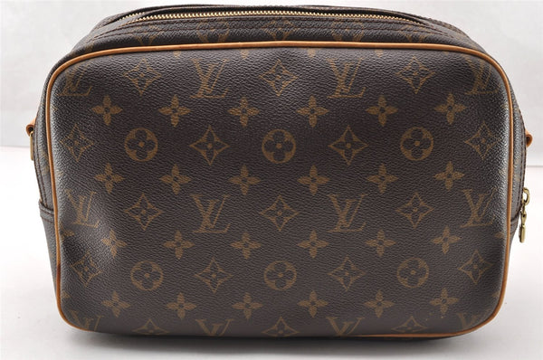 Authentic Louis Vuitton Monogram Reporter PM Shoulder Cross Bag M45254 LV 8095I