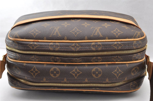 Authentic Louis Vuitton Monogram Reporter PM Shoulder Cross Bag M45254 LV 8095I