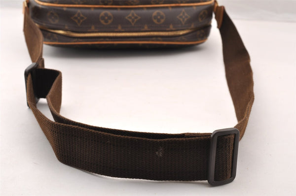 Authentic Louis Vuitton Monogram Reporter PM Shoulder Cross Bag M45254 LV 8095I