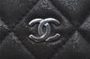 Authentic CHANEL Calf Skin Matelasse Long Wallet Purse CC Logo Black 8096J