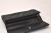 Authentic CHANEL Calf Skin Matelasse Long Wallet Purse CC Logo Black 8096J