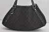 Authentic GUCCI Abbey Shoulder Tote Bag GG Canvas Leather 293578 Brown 8098I