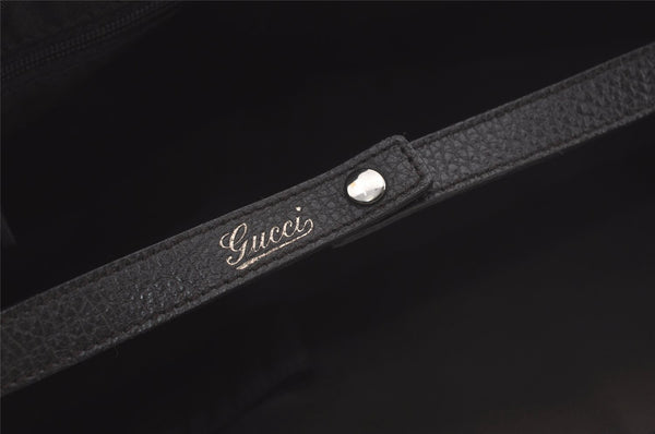 Authentic GUCCI Abbey Shoulder Tote Bag GG Canvas Leather 293578 Brown 8098I