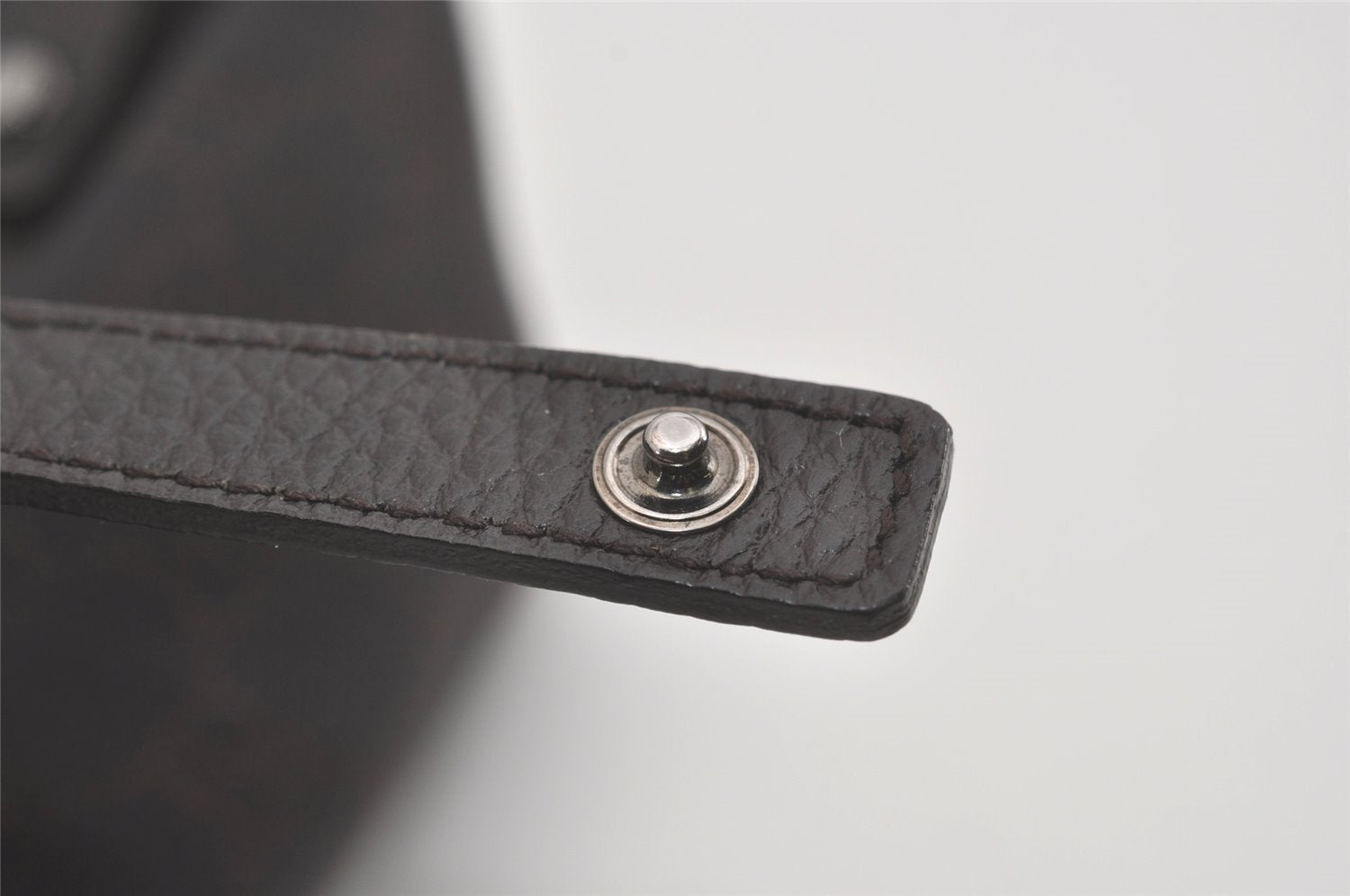 Authentic GUCCI Abbey Shoulder Tote Bag GG Canvas Leather 293578 Brown 8098I