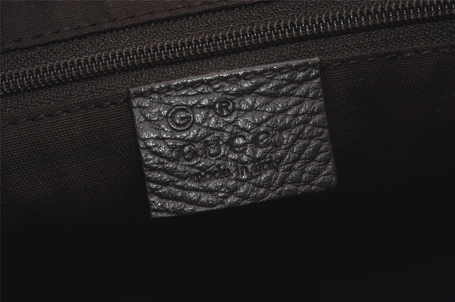 Authentic GUCCI Abbey Shoulder Tote Bag GG Canvas Leather 293578 Brown 8098I