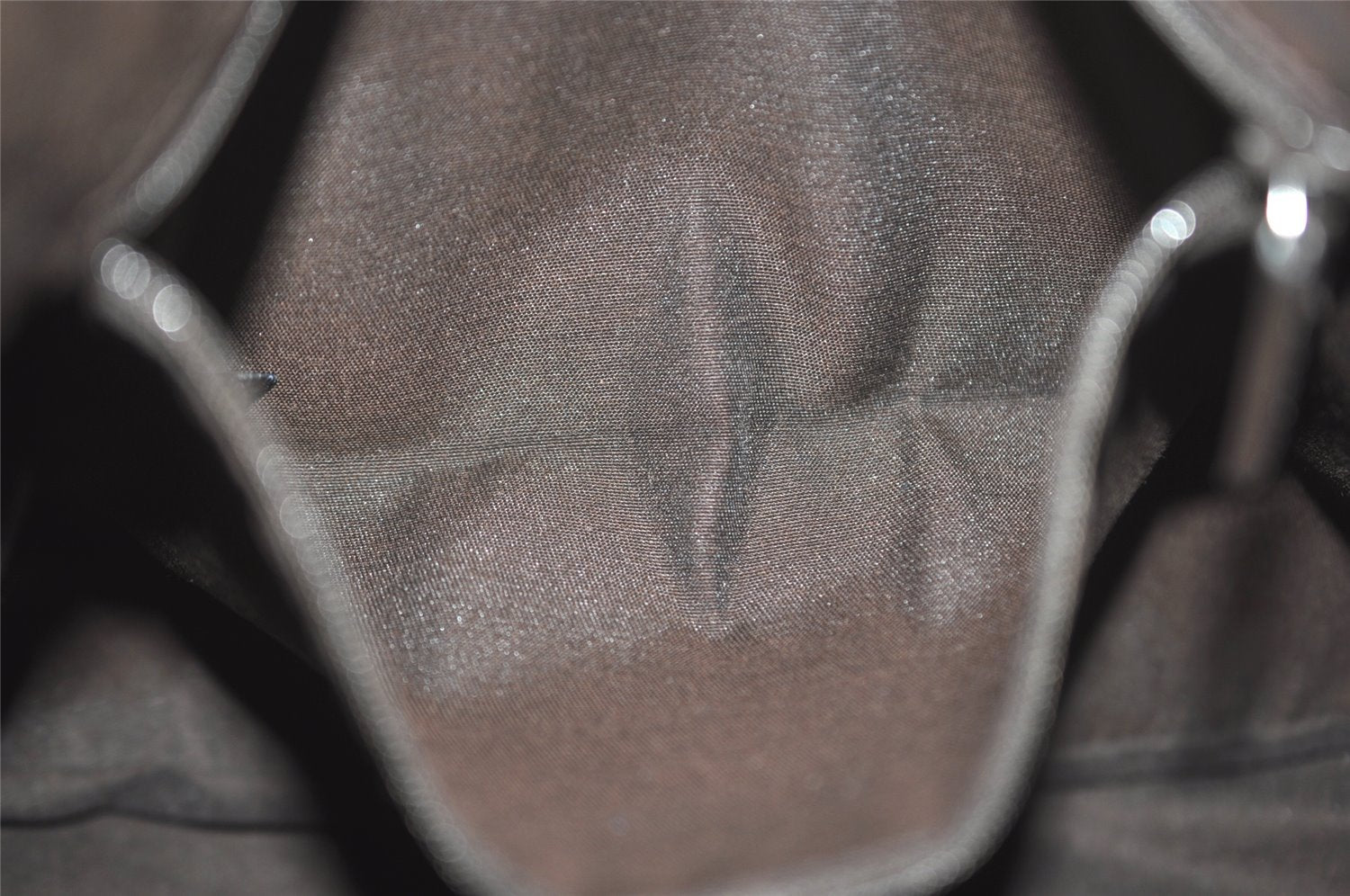 Authentic GUCCI Abbey Shoulder Tote Bag GG Canvas Leather 293578 Brown 8098I