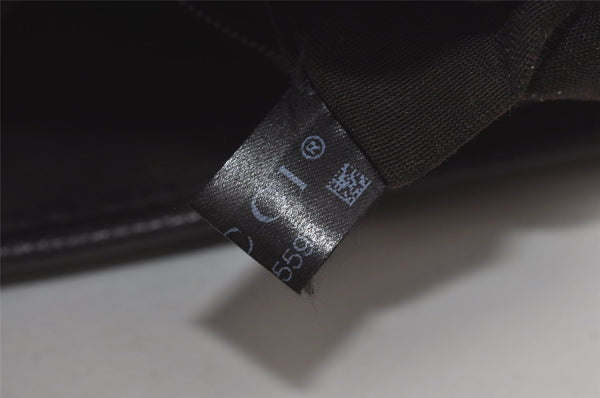 Authentic GUCCI Abbey Shoulder Tote Bag GG Canvas Leather 293578 Brown 8098I