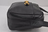 Authentic GUCCI Horsebit Shoulder Cross Body Bag Purse Leather Black Junk 8098J