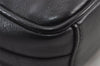 Authentic GUCCI Horsebit Shoulder Cross Body Bag Purse Leather Black Junk 8098J