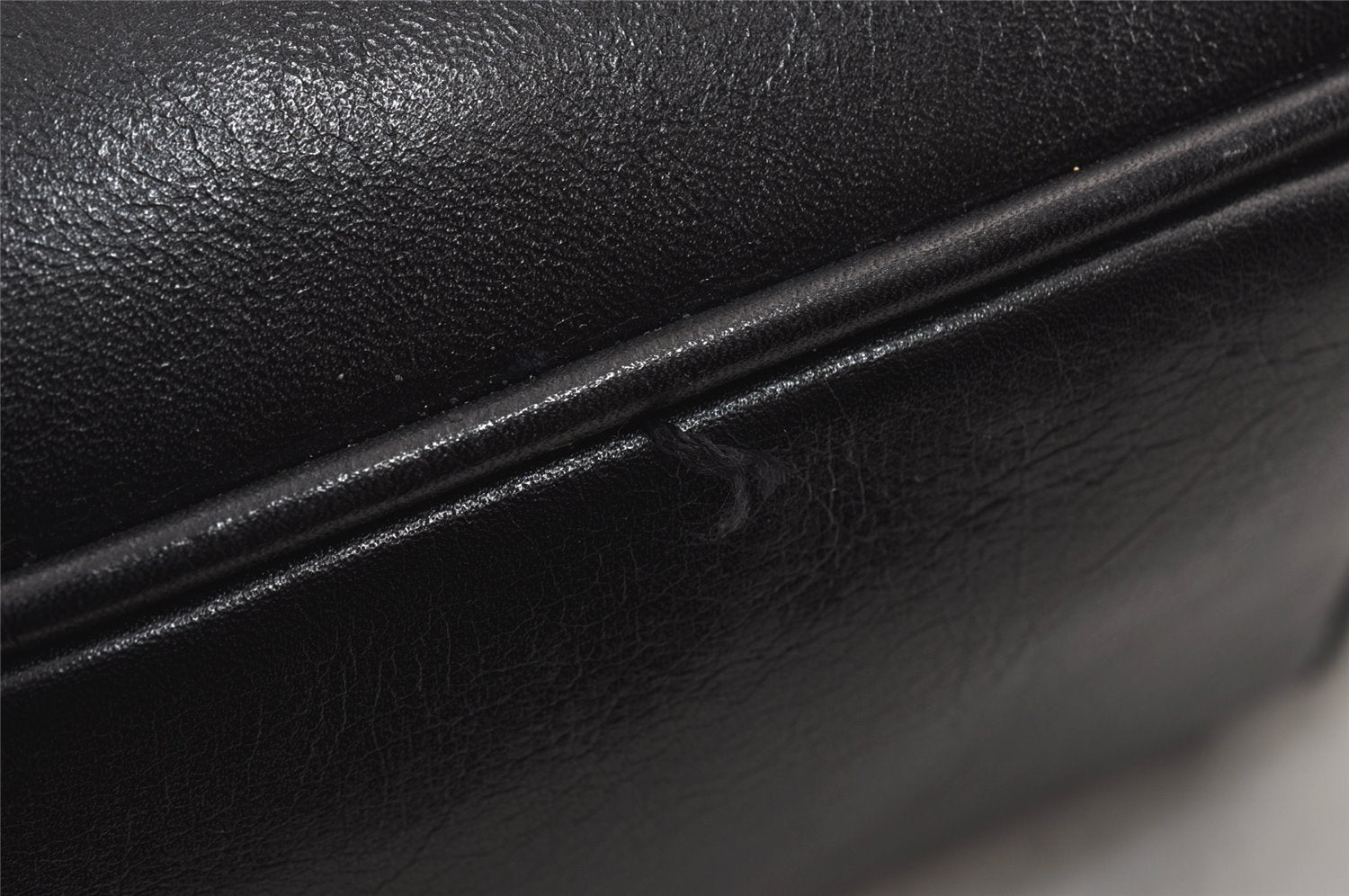 Authentic GUCCI Horsebit Shoulder Cross Body Bag Purse Leather Black Junk 8098J