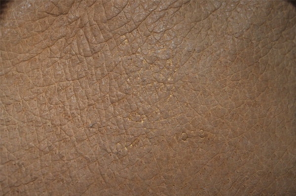 Authentic GUCCI Shoulder Cross Body Bag Purse GG PVC Leather Brown 8099J