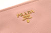 Authentic PRADA Saffiano Leather 2Way Shoulder Hand Clutch Bag Pink 8100I