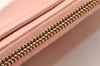 Authentic PRADA Saffiano Leather 2Way Shoulder Hand Clutch Bag Pink 8100I