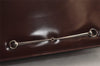Authentic GUCCI Vintage Horsebit Shoulder Bag Purse Leather Brown Junk 8100J