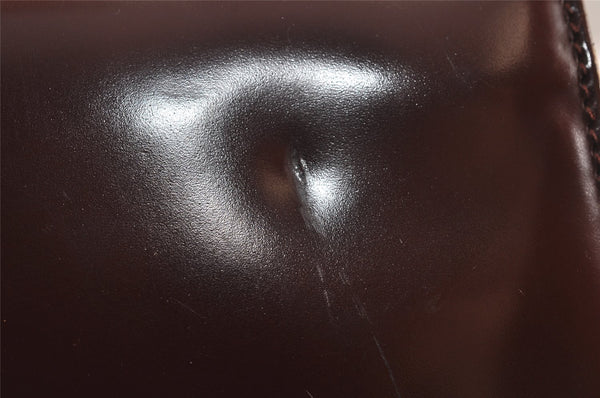 Authentic GUCCI Vintage Horsebit Shoulder Bag Purse Leather Brown Junk 8100J