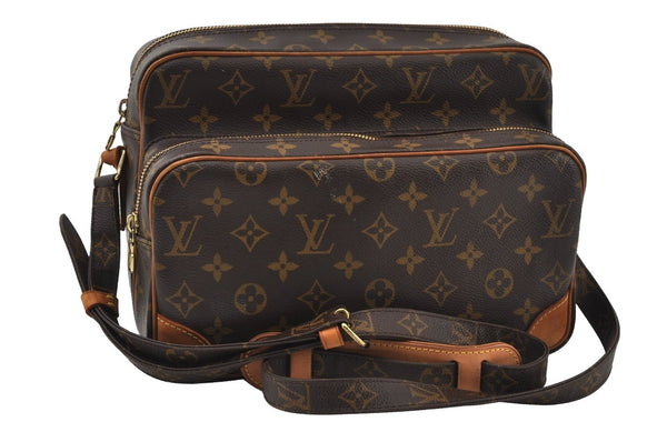 Authentic Louis Vuitton Monogram Nile Shoulder Cross Body Bag M45244 LV 8101I