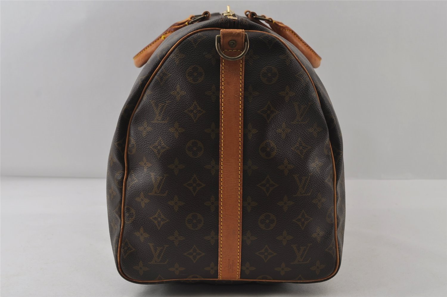 Authentic Louis Vuitton Monogram Keepall Bandouliere 55 M41414 Boston Bag 8103I