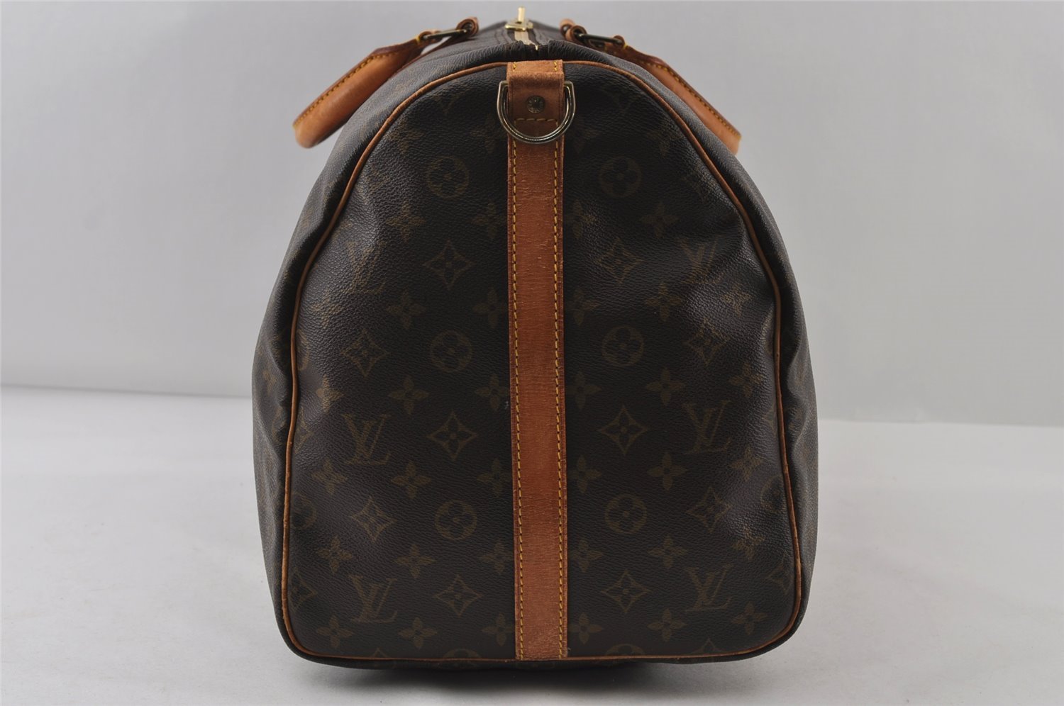 Authentic Louis Vuitton Monogram Keepall Bandouliere 55 M41414 Boston Bag 8103I