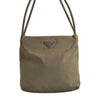 Authentic PRADA Nylon Tessuto Shoulder Hand Bag Purse Khaki Beige  8105J