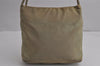 Authentic PRADA Nylon Tessuto Shoulder Hand Bag Purse Khaki Beige  8105J