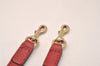 Authentic GUCCI Vintage Shoulder Strap Leather 39" Red 8106J