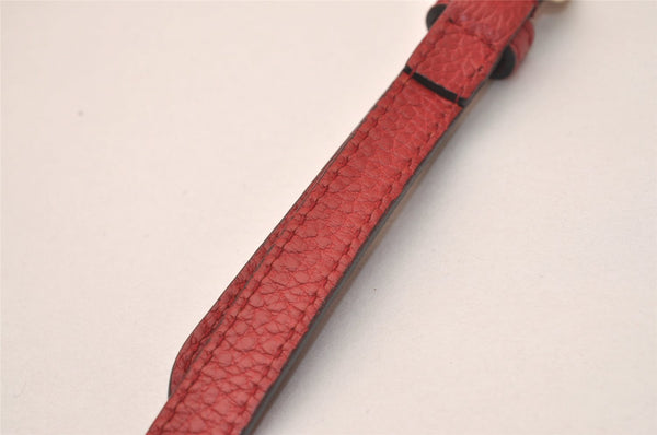 Authentic GUCCI Vintage Shoulder Strap Leather 39" Red 8106J