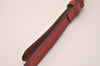 Authentic GUCCI Vintage Shoulder Strap Leather 39" Red 8106J