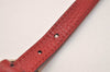 Authentic GUCCI Vintage Shoulder Strap Leather 39" Red 8106J