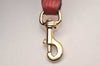 Authentic GUCCI Vintage Shoulder Strap Leather 39" Red 8106J