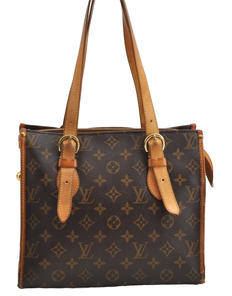 Authentic Louis Vuitton Monogram Popincourt Haut Shoulder Bag M40007 LV 8107I