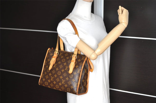Authentic Louis Vuitton Monogram Popincourt Haut Shoulder Bag M40007 LV 8107I