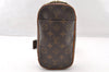 Authentic Louis Vuitton Monogram Pochette Gange Waist Body Bag M51870 LV 8109I