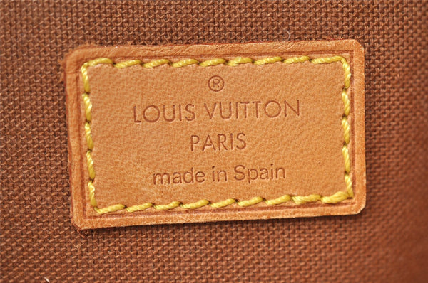 Authentic Louis Vuitton Monogram Pochette Gange Waist Body Bag M51870 LV 8109I