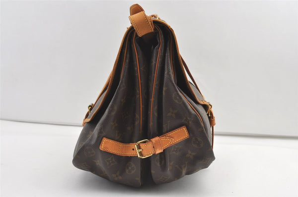 Authentic Louis Vuitton Monogram Saumur 35 Shoulder Cross Bag M42254 LV 8109J