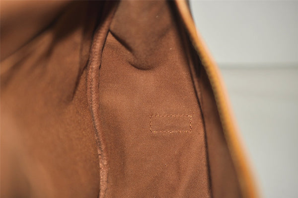 Authentic Louis Vuitton Monogram Saumur 35 Shoulder Cross Bag M42254 LV 8109J