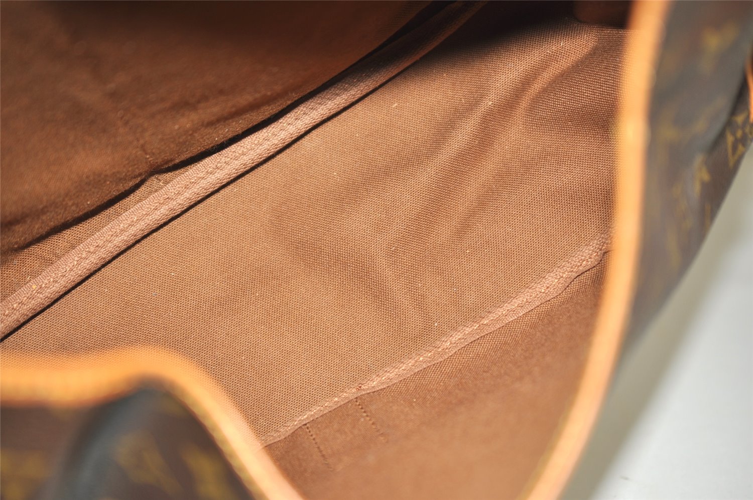 Authentic Louis Vuitton Monogram Saumur 35 Shoulder Cross Bag M42254 LV 8109J