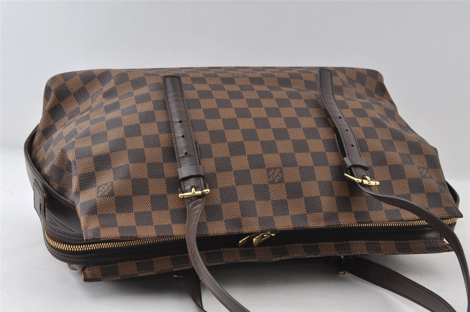 Authentic Louis Vuitton Damier Chelsea Shoulder Tote Bag N51119 LV 8110I